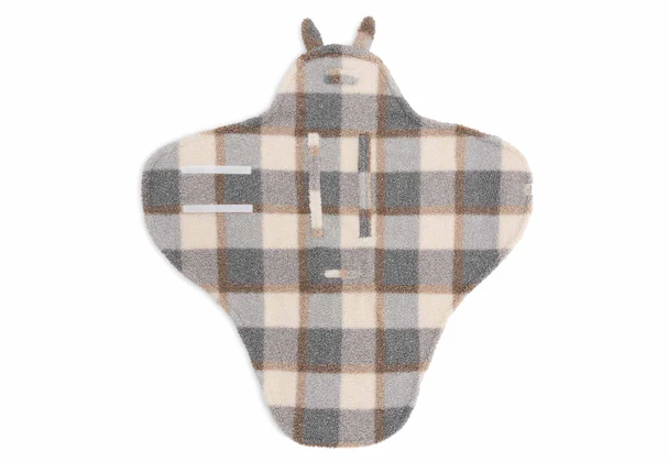 Wrap Blanket Bunny Check - Boucle - Image 3
