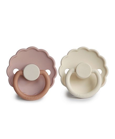 FRIGG Daisy Silicone 2-Pack Biscuit/Cream - Size 2 - Image 2
