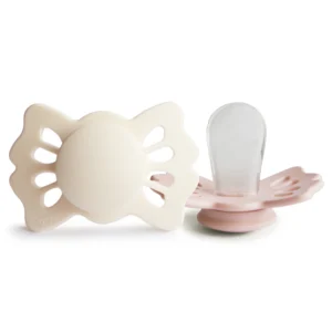 FRIGG Lucky - Symmetrical Silicone 2- Pack Pacifiers - Cream/Blush