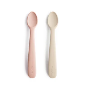 Set me 2 lugë silikoni  - Mushie
