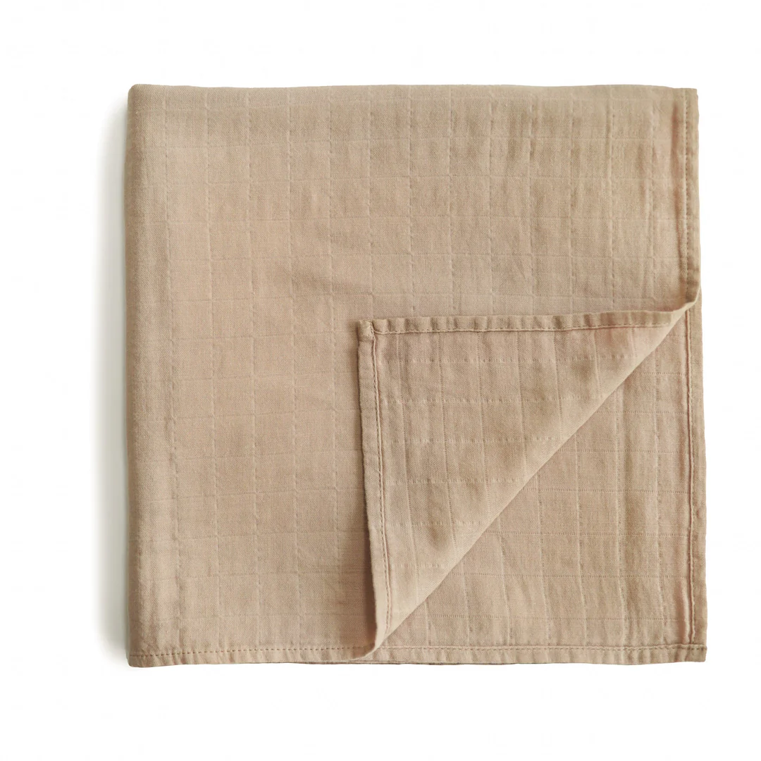 Napa Muslin Swaddle 120x120 cm - Mushie - Image 3