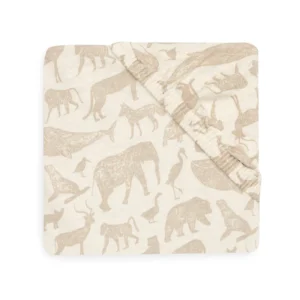 Çarçaf me llastik Animals Nougat
