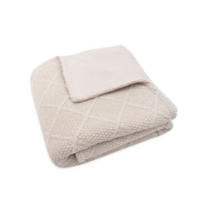 Batanije velvet (75x100 cm) Check Knit Oatmeal