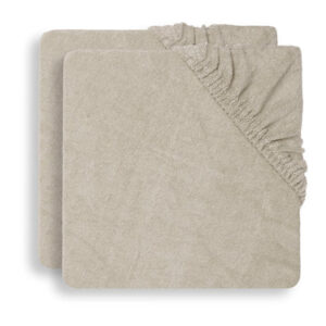 Changing Mat Cover 75X85CM Nougat/bezhë (2copë) - Jollein