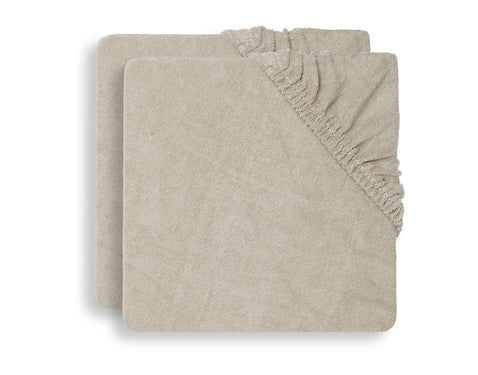 Changing Mat Cover 75X85CM Nougat/bezhë (2copë) - Jollein