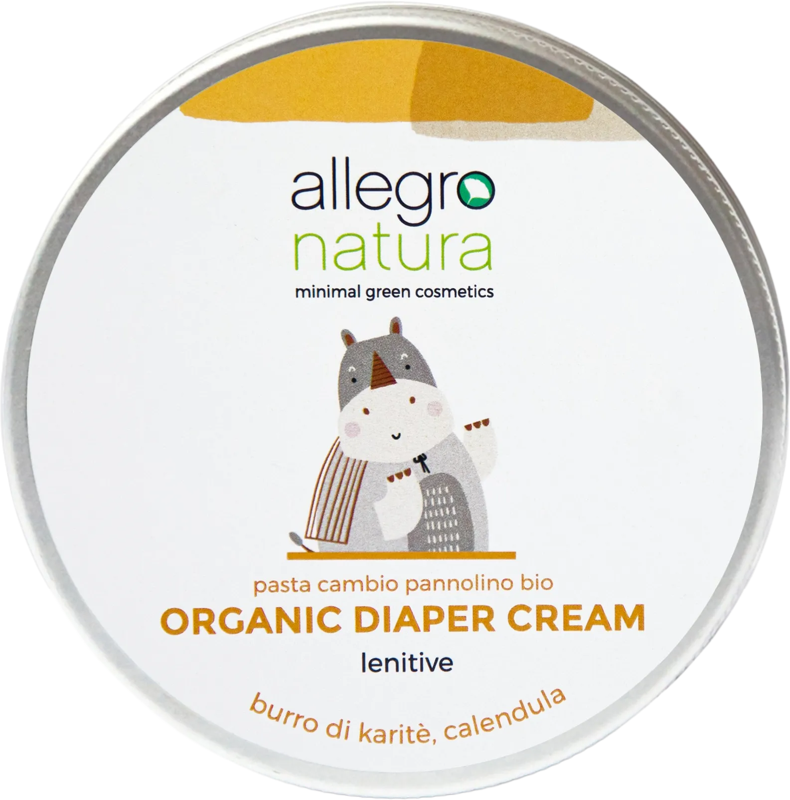 Krem organik për zonën e pelenës Allegro Natura 150 ml
