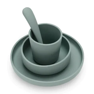 Children's Dinner Set Silicone (4pcs) - Jollein