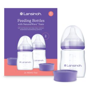 Set me 2 biberona plastik 160ml Anti Colic Lansinoh