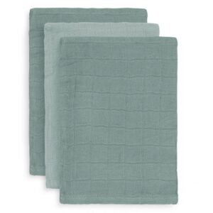 Jollein Mouth Cloth Bamboo Cotton Ash Green (3pack)